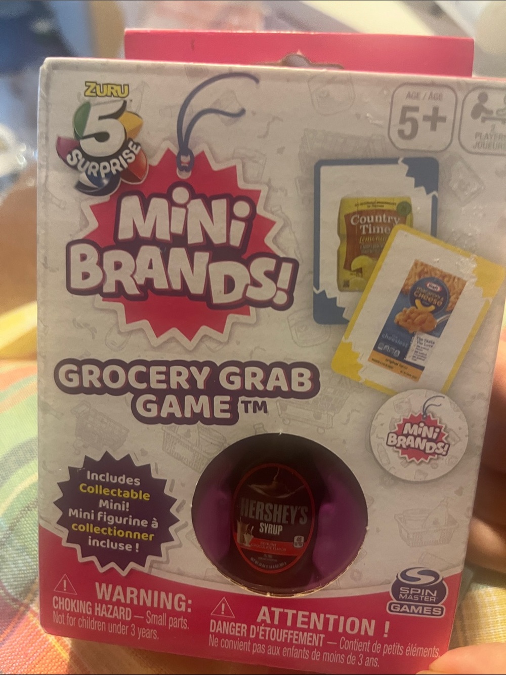 Mini Brands Grocery Grab Game - Hershey's Red Collectible (ZURU Mini Brands)